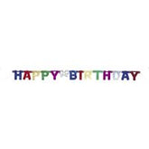 Bannière articulée Deluxe - Happy Birthday